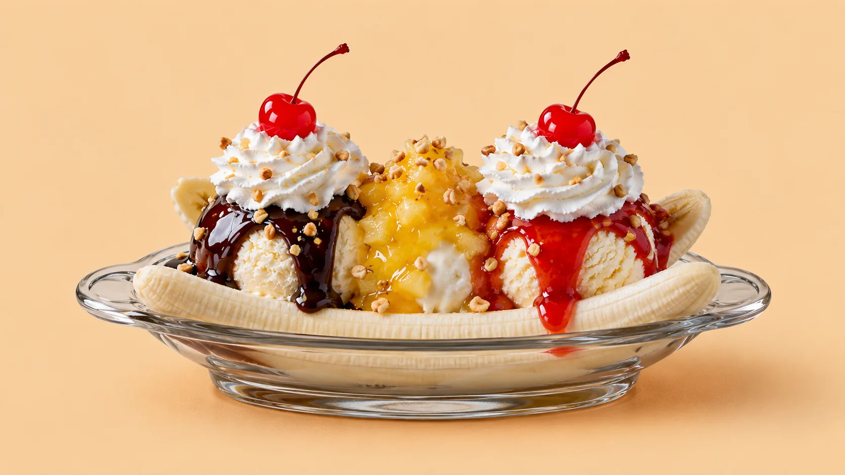 Banana Split 2 scoops