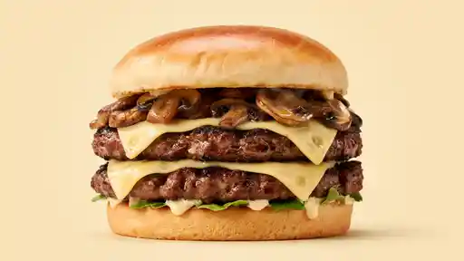 Double Mushroom & Swiss 