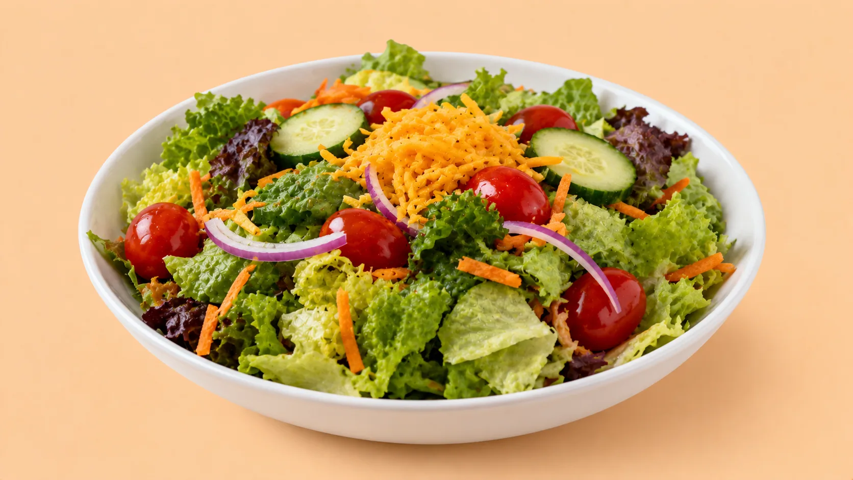 Garden Fresco Salad before dressing