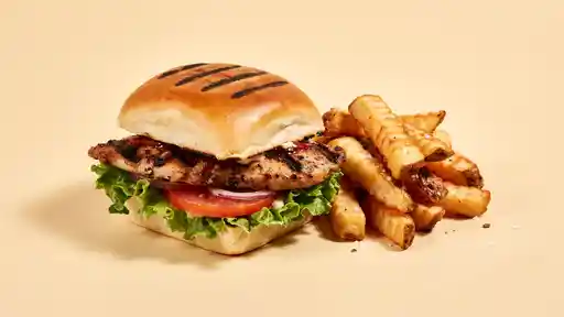 Grilled Chicken Sandwich Grilled chicken Fries