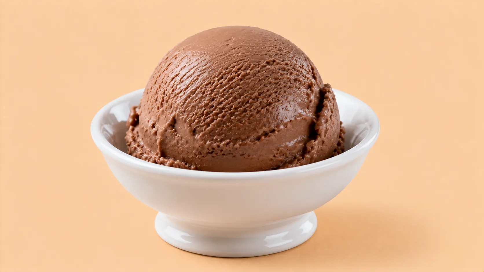 One-scoop Chocolate Custard Dish