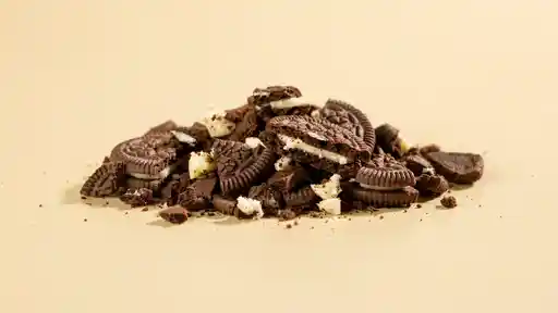 Oreo cookie pieces