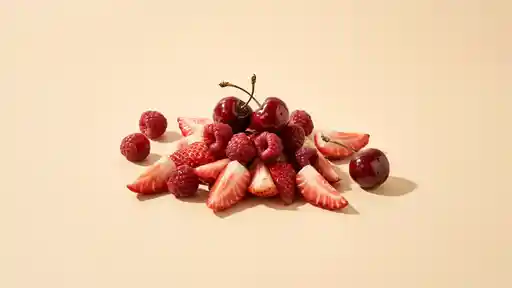 Strawberries, raspberries or cherries