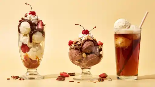 Sundaes and floats