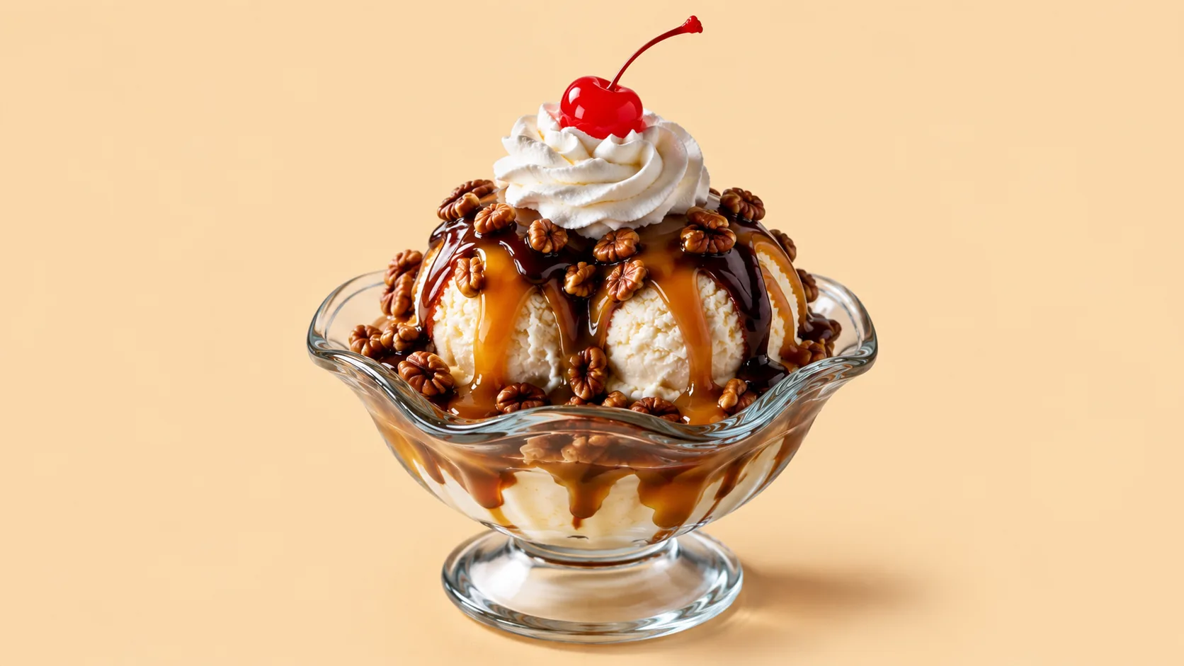 Turtle Sundae 2 scoops