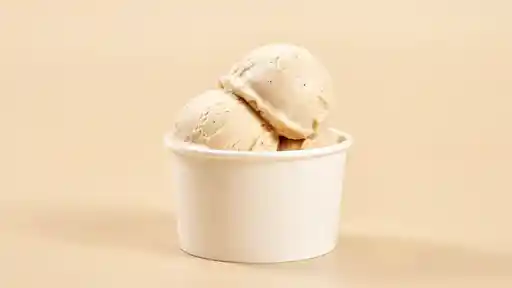 Vanilla dish 2 scoops