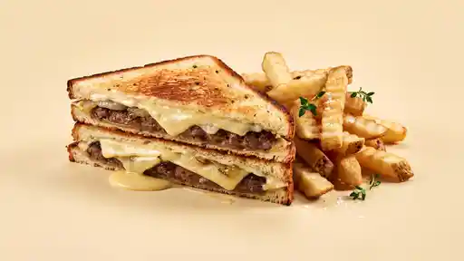 Wisconsin Swiss Melt Single Beef melt Fries